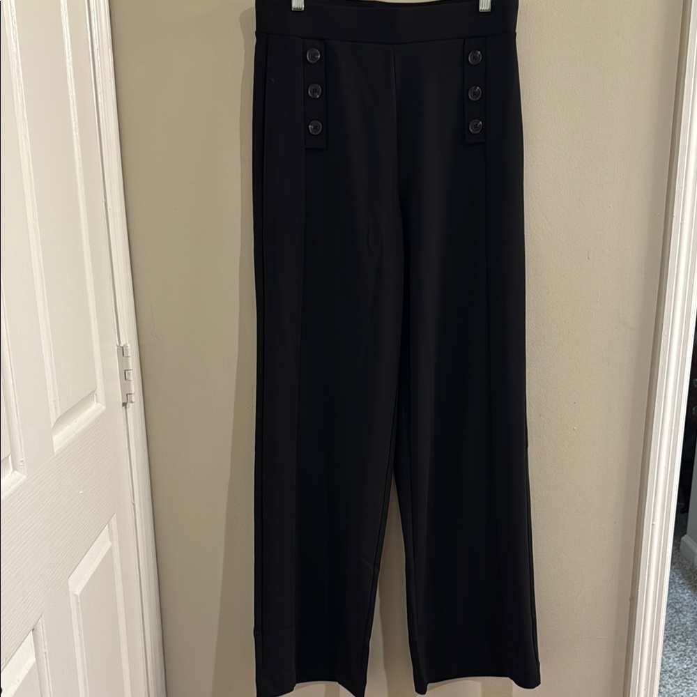 Black Wide-Leg Pants